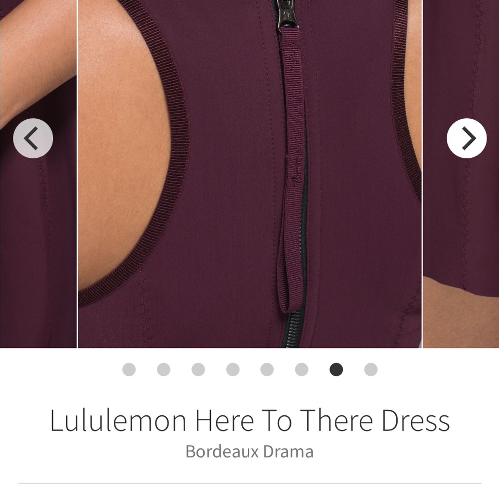 Lululemon Here to There Plum Dress, 4 - Picture 3 of 12